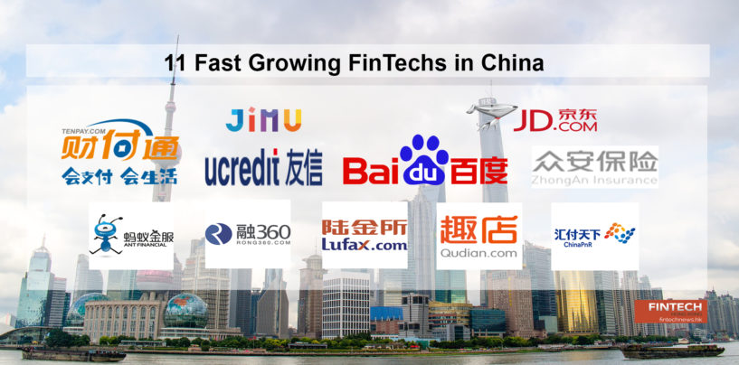 11 Fast Growing FinTechs in China