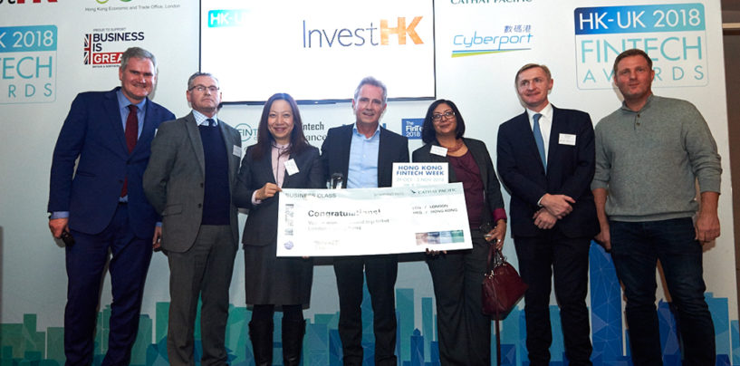 London Data Analytics Company Mosaic Smart Data Wins Inaugural  InvestHK UK Fintech Awards 2018