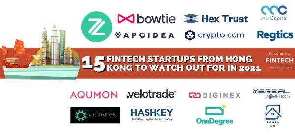 top fintech startup HK 2021