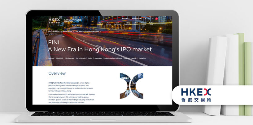 HKEX to Launch New Digitalised IPO Settlement Platform FINI on 22 Nov